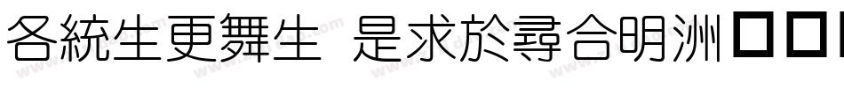 Anyway Light1字体转换